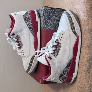 🏀 Jordan 3 Cardinal Size 12